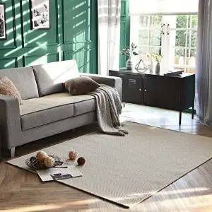 고품질 스웨씨아 북유럽 헤링본 러그 카페트 특대 170 x 230 오크나무자리 청대나무자리 마작자리 WFGYCAS