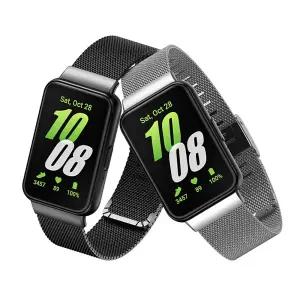 갤럭시핏3 스트랩 호환 더블버튼 메탈 시계 줄질