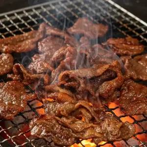 불맛첨가제 X 실제 연탄에 구운 완조리 간편 연탄불고기 직화 200g * 2개 (간장맛, 고추장맛)