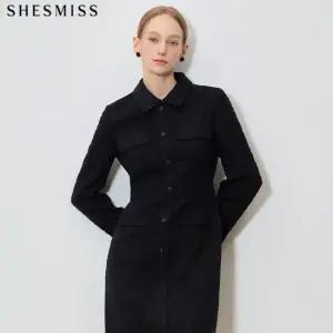 SHESMISS)] 하이엔드 퀄리티 카라 트위드 원피스 택가격 498000원)