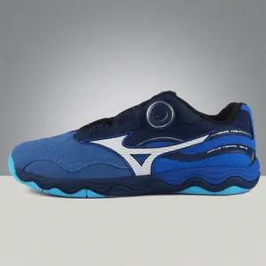 미즈노 탁구화 웨이브 메달 SP5 보아 (블루) 81GA241212