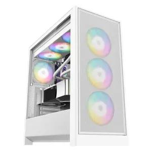 :데이븐 DAVEN D7 Mesh 세븐팬 컴퓨터 PC 케이스 (화이트)