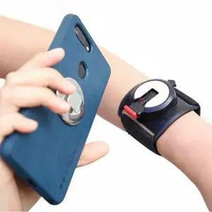 핸드폰 손목거치대 360도 회전 원터치 클립형 휴대폰거치대