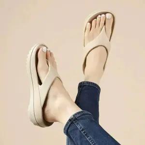 남녀공용 플리플랍 슬리퍼 폭신 미끄럼방지 키높이 데일리슈즈 (WFJ5OZE)