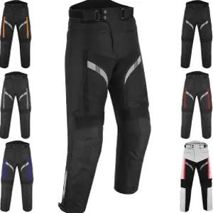 남성 방수 장갑 모터사이클 팬츠 자전거용 탈착식 보호대가 있는 코르두라 텍스타일