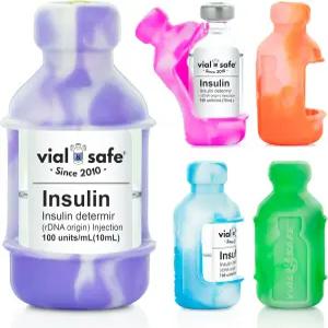 바이알 세이프TM 인슐린 프로텍터 케이스 안전한 병 및 10mL 커버 휴말로그 휴물린 노보로그 노보래피드