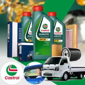 기아 봉고3트럭(08~) 2.5/2.9 디젤 엔진오일세트 캐스트롤 마그네틱 5W30