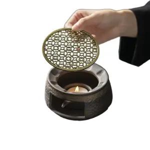 티라이트 티워머 엔틱 촛불난로 도자기 미니화로 티팟용