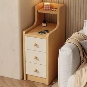 원목 침대 미니협탁 협탁 초소형 틈새 침실 인테리어 소파 원목협탁 수납장 서랍장