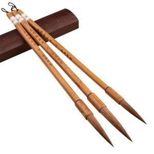 서예 쥐수염 서수필 가용 소형 3호 쥐수염붓 민화 3개입 서화용 면상필 서화