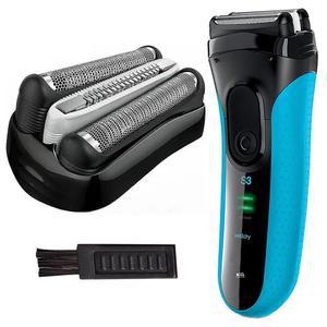 [미국배송] 브라운 프로스킨 전기 면도기용 시리즈 3 교체 헤드 32B 3040 310S 340S-4 3000S 호일 및 커터와 호환되는 S3 습식 건식 (1 카운트)