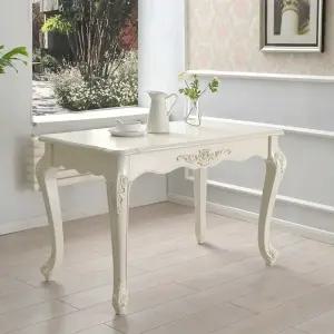 서재책상 엔틱 화이트 책상 엔틱책상 식탁 빈티지 테이블