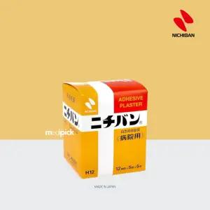 [정식 수입] NICHIBAN 고강도 고접착력 병원용 면 반창고 12mmx5mx5개 H12