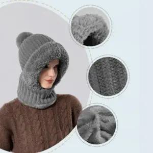 융털 여성 방한목토시 3컬러 보온 겨울 야외 바라클라바 넥워머 소프트 자전거 등산