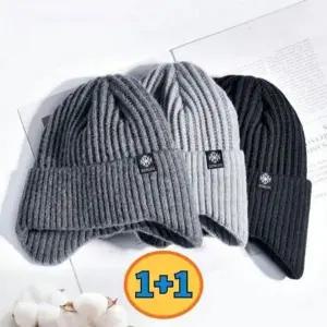 남자 겨울 넥워머 비니 목도리 털모자 세트 귀달이털모자 방한털모자 넥워머 남자털모자 겨울 니트털모자