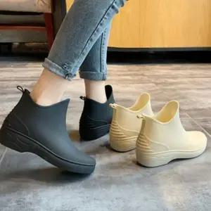 예쁜 레인부츠 여성 패션장화 가벼운 여자 숏장화