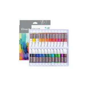 [셀러에이드]과슈물감 12ml 24색 아크릴물감전문가용 과슈물감 과슈수채화물감