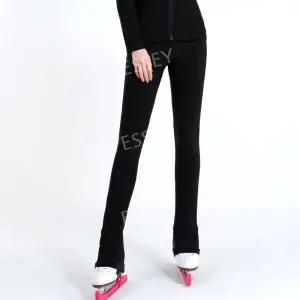 피겨스케이트 바지 봄여름 블랙 XXS 연습복 프리 팬츠 트레이닝 플란넬