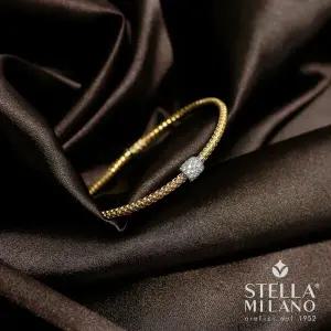 (스텔라밀라노) 18K 파베 론델 브레이슬릿