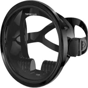 스쿠버 마스크 타원형 성인 다이빙 스노클링 장비 프리다이빙 스노클용 고글 스피어 낚시용 수영 강화 유리