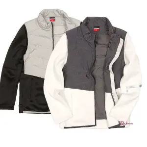 남녀공용 얇은패딩 커플룩 배색 라운드 경량 생활방수nop566