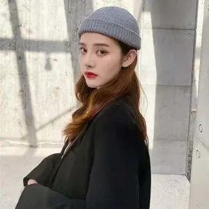 레옹모자 여성모자 데일리 골지비니 겨울비니 보온 LK