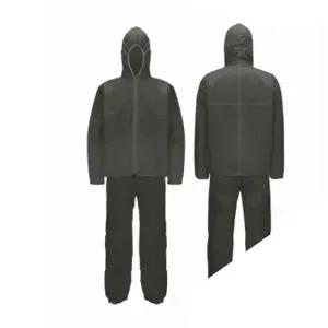 애니세이프 분진복 투피스 상하세트 후드일체형 방진 작업복 분진복