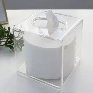 제이킨 아크릴 화장지케이스 두루마리 롤 투명 케이스 휴지통 휴지케이스