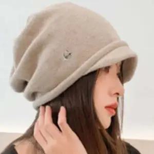 한파 겨울스포츠 긴머리커버 루즈핏 챙 니트비니