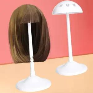 셀프웨딩촬영소품 모자가발진열 긴머리 미용 돔형헤드 조립식 통가발행거 형태유지