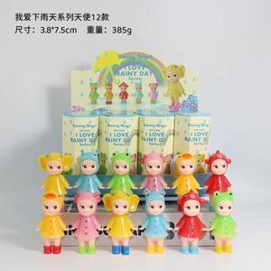 Now Sonny Angel I Love Rainy Days 시리즈 블라인드 박스 엔젤 인형 레인코트 트렌디 플레이 서프라이즈