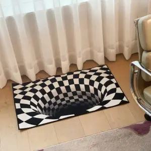 (상품선택 어릿광대 40X60cm)3D 착시 트릭 매트 카페트 2종 강아지 고양이 놀이 입체 발매트 체크 러그