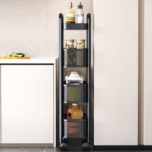 냉장고틈새장 틈새 수납 슬라이딩틈새장 우유 고정형