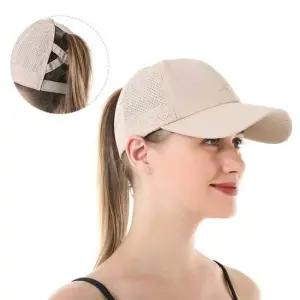 여자 러닝 스포츠 포니테일 올림 머리 여름 볼캡 모자 단체모자선캡