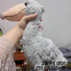 새로운 현실적인 Shoebill 박제 동물 장난감 부드러운 고래 머리 황새 인형 생일 크리스마스