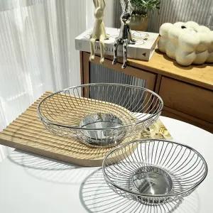 스텐 와이어 바스켓 과일 바구니