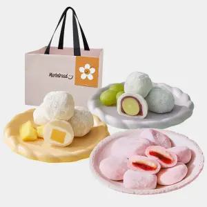 찹쌀떡 3종 선물세트 (딸기+망고+샤인) 쇼핑백 포함