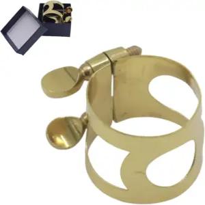 사운드스파이어 테너 삭스 리자처 골드 도금 황동 마우스피스 잠금장치 이중 조절 나사 호환 가능한 색소폰