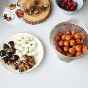 가을 미니어처 소품 밤 도토리 땅콩 대추 호두 솔방울