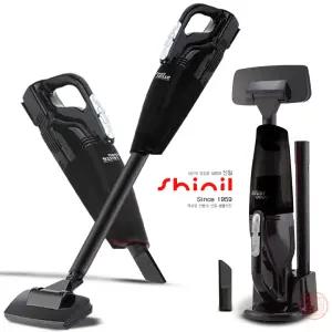 신일 국산 블랙 하이그로시 미니 핸디 무선청소기 스틱 진공 소형핸드 청소기