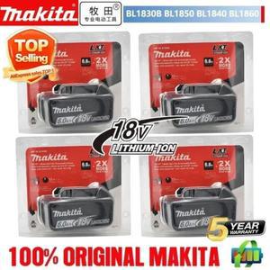 마키타 18V 6A 충전식 리튬 이온 배터리 표시등 포함 BL1830 전동 공구