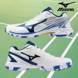 미즈노 운동화 웨이브 클로4 3E 와이드 골드블루 71GA264304 배드민턴화 오남스포츠