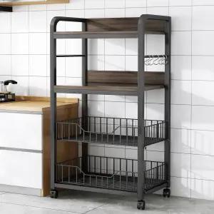 전자렌지수납장 선반 바퀴 이동식 부엌 주방랙 밥솥