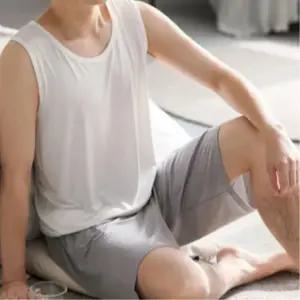 여행용 잠옷세트 파자마바지 가을파자마 시원한 보들보들한 가족잠옷 홈웨어바지 데일리파자마 남자민소매