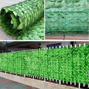 테라스 가림막 가짜 덩굴 나뭇잎 벽 담장 장식 베란다