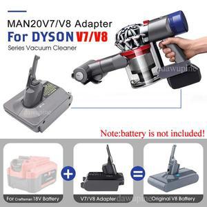 다이슨 V7 V8 진공청소기용 공예사 18V 배터리용 라이온 배터리 어댑터 컨버터 (에인헬, 료비 호환)