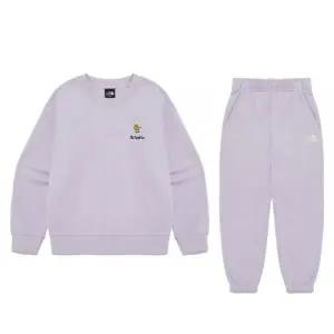 [매장판] 노스페이스 키즈 상하복 맨투맨 조거 고 투 세트 라벤더 NM5MR01U