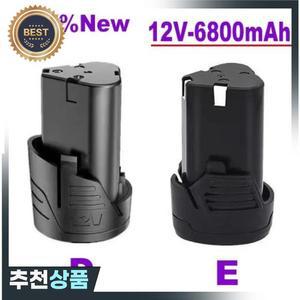 100%. 전동 공구용 충전식 리튬 이온 배터리 전기 드릴 스크루드라이버  12V 6800mAh