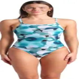 아레나 여성 퍼포먼스 위장 챌린지 백 원피스 운동 수영복