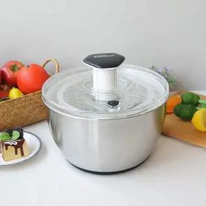 304스텐 052SVX47 펌프식 야채탈수기 유로룩스 논슬립패드 탈수